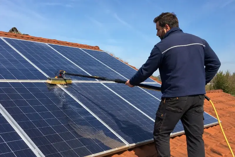 Nettoyage et entretien de panneaux solaires à Libourne